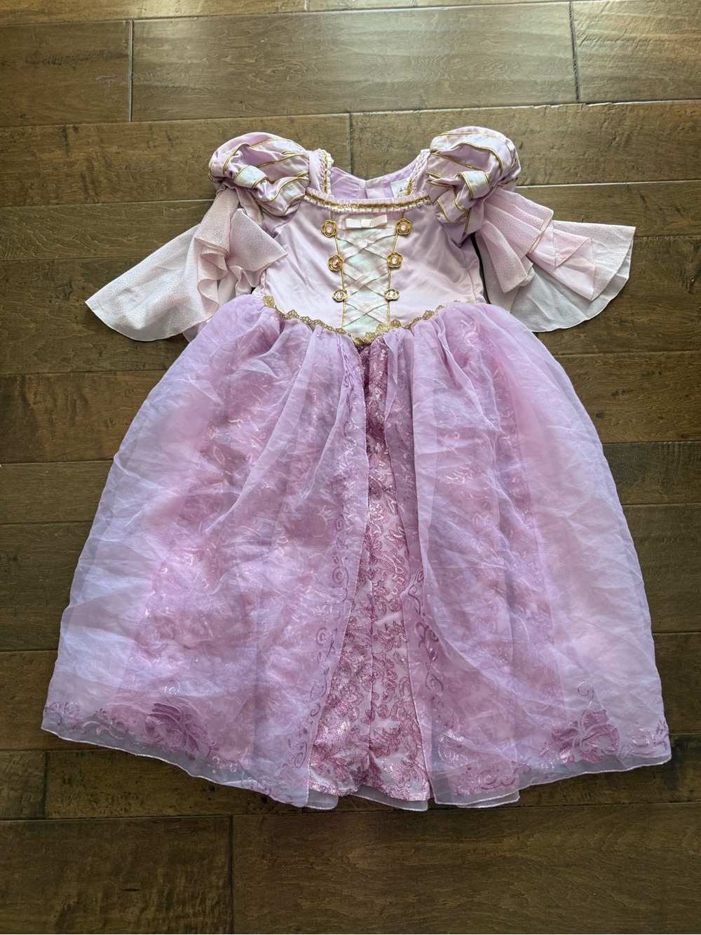 Disney Lavender and Gold Princess Costume Dress